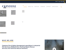 Tablet Screenshot of capstonefire.com